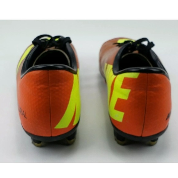 Nike Mercurial Orange Soccer Cleats Mans Size 7.5 - Picture 5 of 10